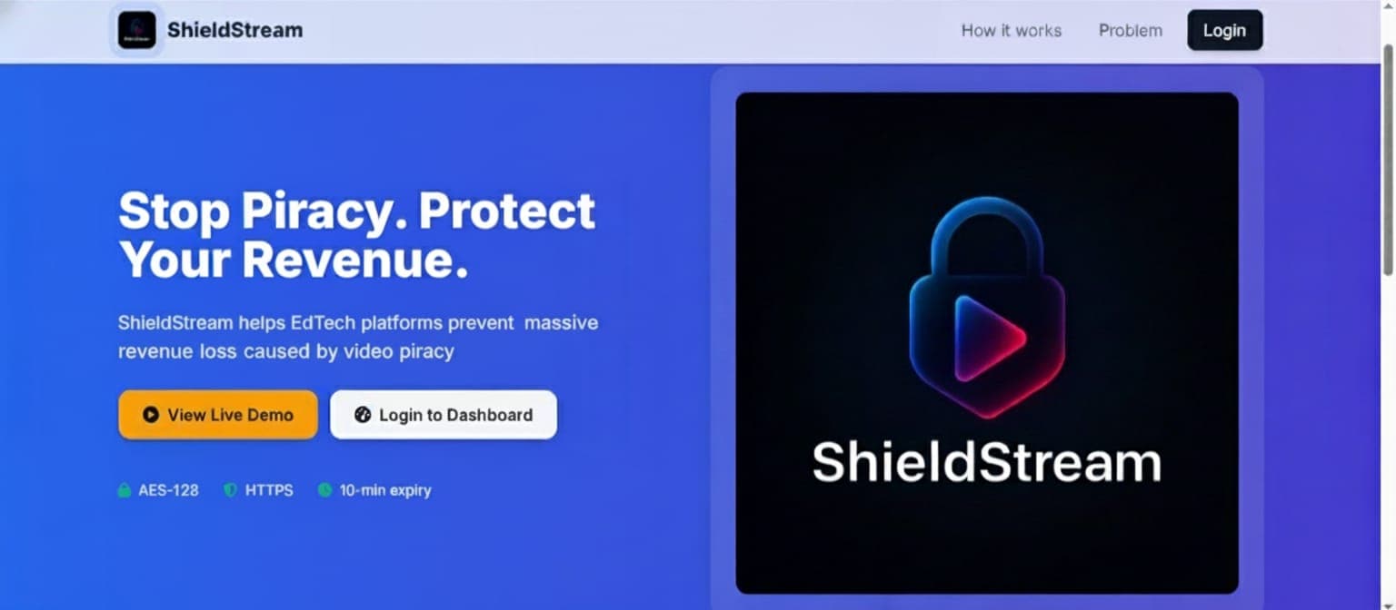 ๐ก๏ธ ShieldStream โ Building a Secure, Piracy-Resistant Video Streaming Backend (From Scratch)