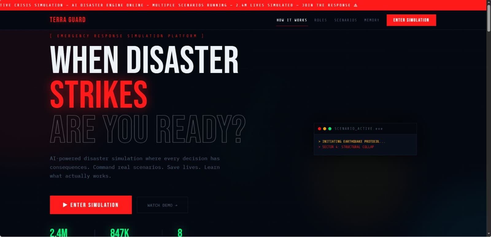 ๐จ TerraGuard โ Building an AI-Powered Disaster Simulation System That Learns From You